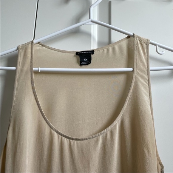 💯% Silk Club Monaco Blouse - Picture 3 of 6